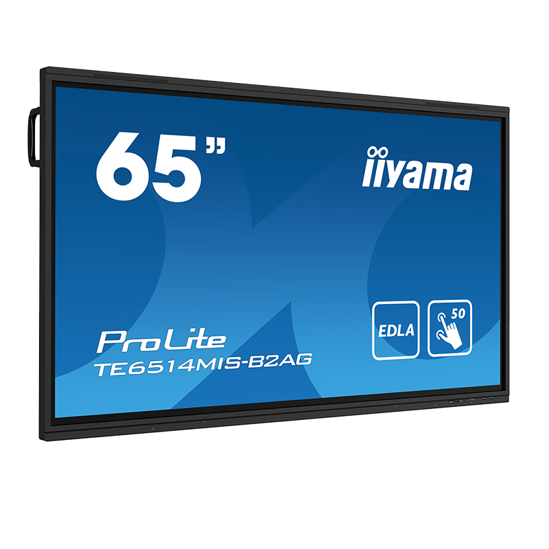 Інтерактивна панель Iiyama ProLite 65" (TE6514MIS-B2AG), мобільний стенд